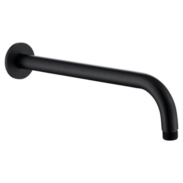 Black Collection 30cm Wall Shower Arm